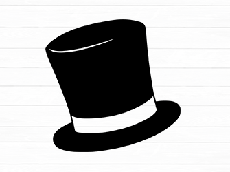 top hat svg