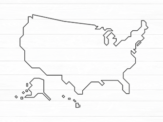 us map cricut svg