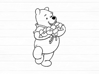 vintage winnie the pooh svg